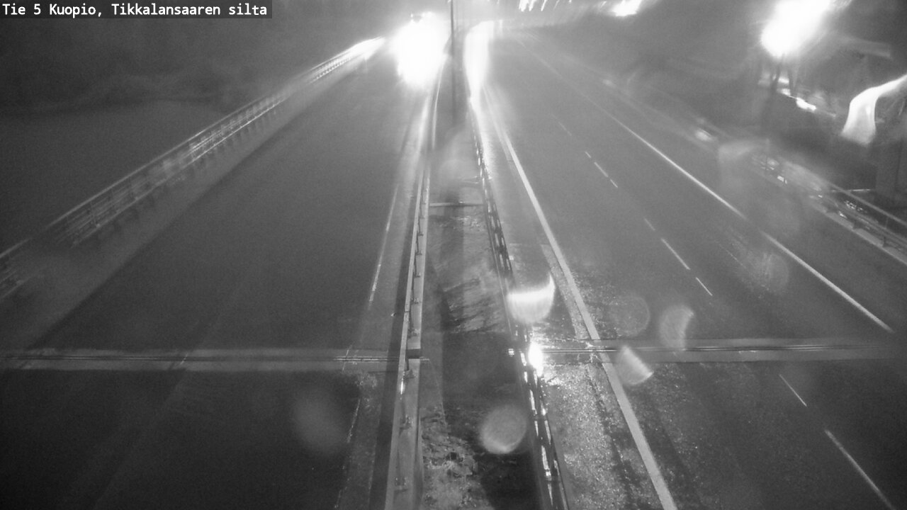 Weather Camera Image Road 5 Kuopio, Tikkalansaari, Kuopio, Pohjois-Savo