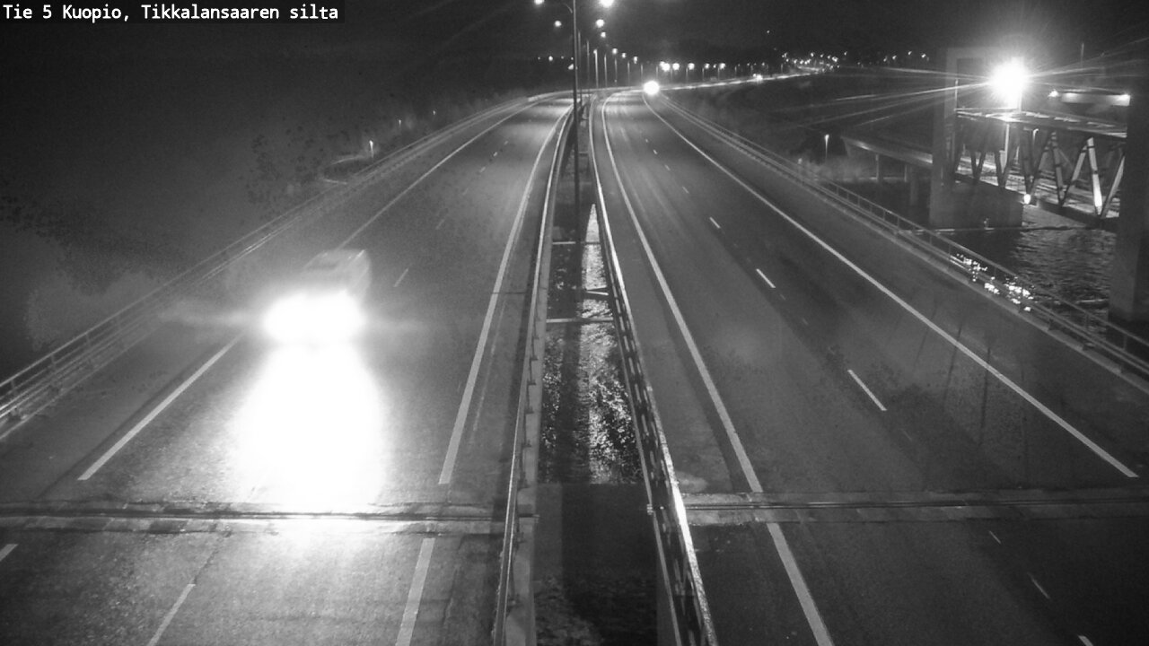 Weather Camera Image Väg 5 Kuopio, Tikkalansaari, Kuopio, Pohjois-Savo
