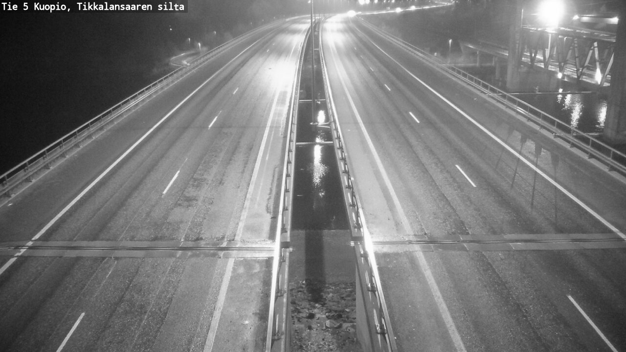 Weather Camera Image Road 5 Kuopio, Tikkalansaari, Kuopio, Pohjois-Savo