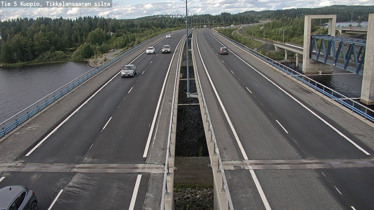 Kelikamerat Kuva Tie 5 Kuopio, Tikkalansaari, Kuopio, Pohjois-Savo