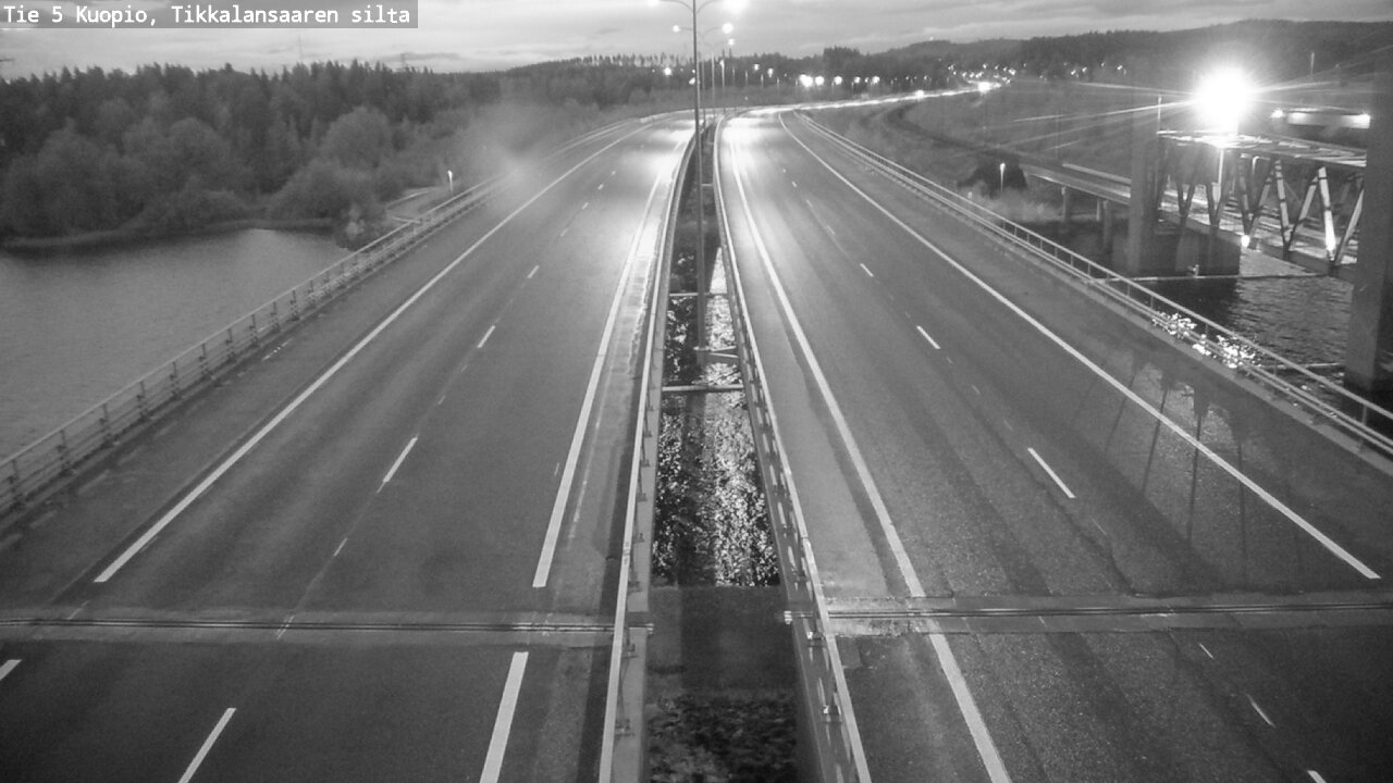 Weather Camera Image Väg 5 Kuopio, Tikkalansaari, Kuopio, Pohjois-Savo