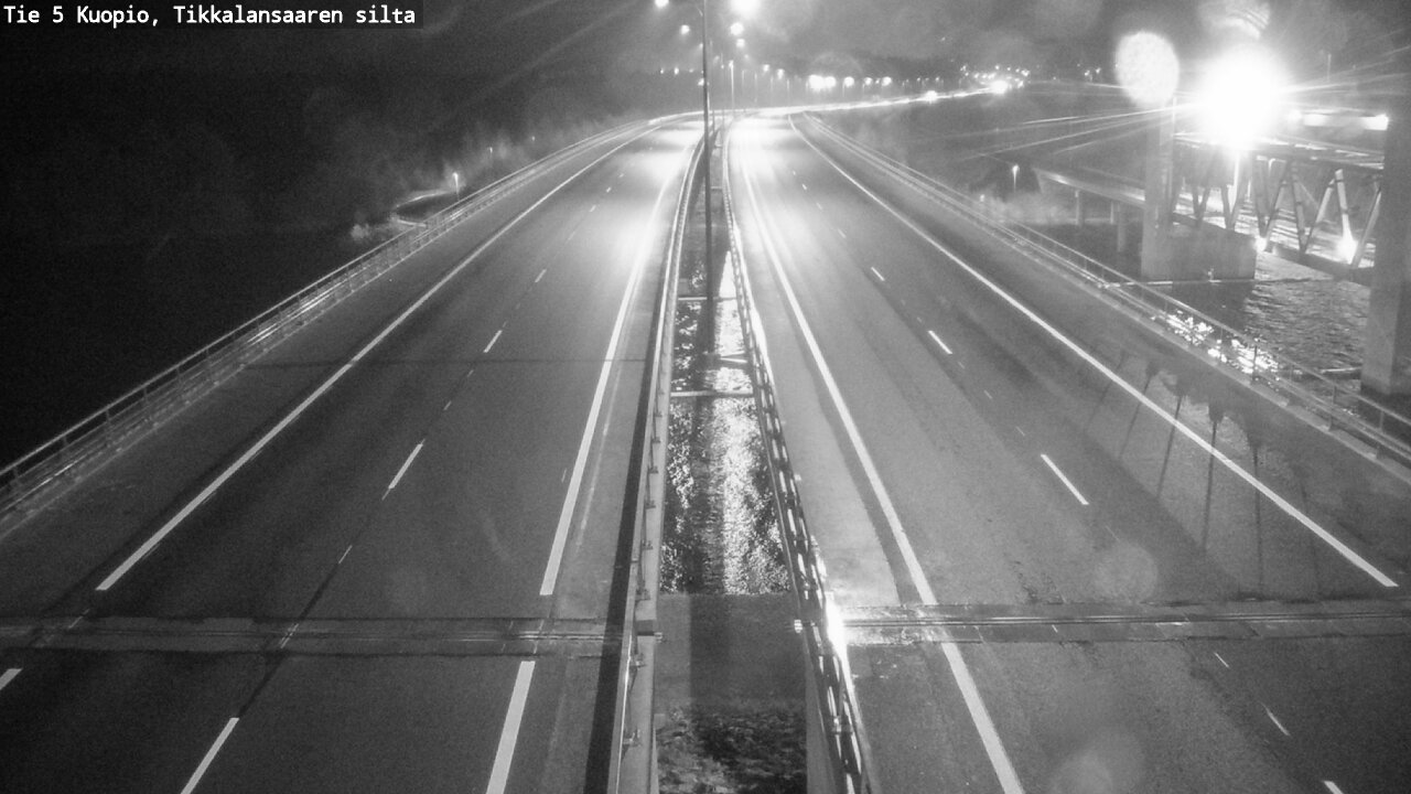 Weather Camera Image Väg 5 Kuopio, Tikkalansaari, Kuopio, Pohjois-Savo