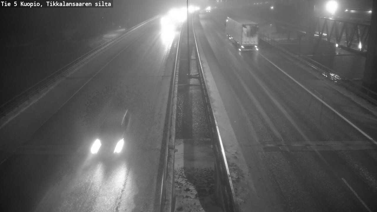 Weather Camera Image Road 5 Kuopio, Tikkalansaari, Kuopio, Pohjois-Savo