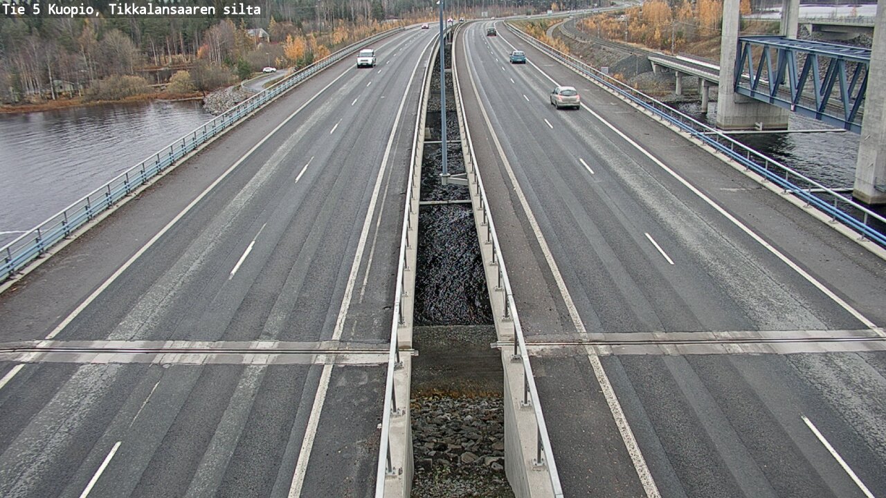 Weather Camera Image Väg 5 Kuopio, Tikkalansaari, Kuopio, Pohjois-Savo