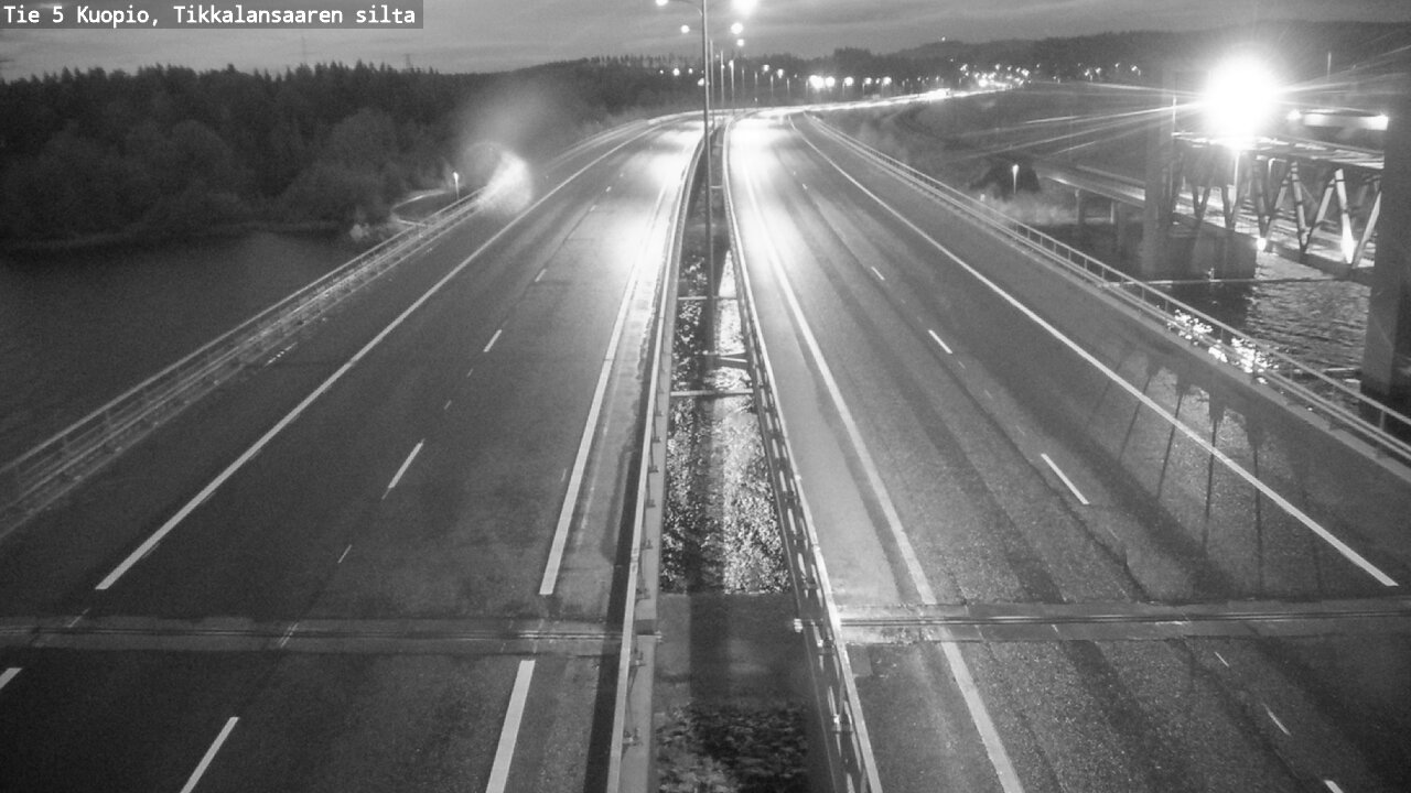 Weather Camera Image Väg 5 Kuopio, Tikkalansaari, Kuopio, Pohjois-Savo
