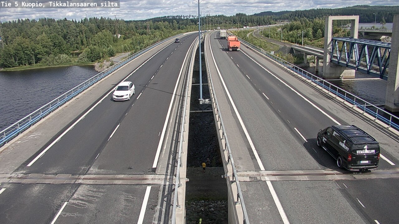 Kelikamerat Kuva Tie 5 Kuopio, Tikkalansaari, Kuopio, Pohjois-Savo
