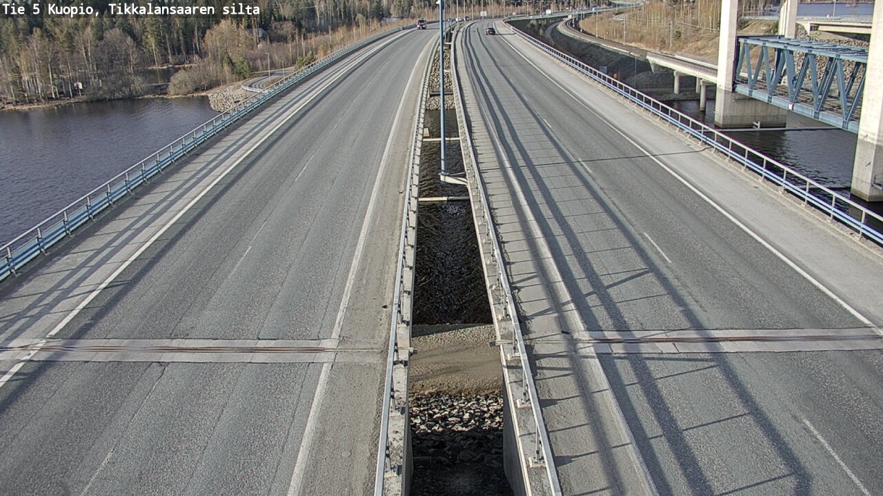 Weather Camera Image Väg 5 Kuopio, Tikkalansaari, Kuopio, Pohjois-Savo