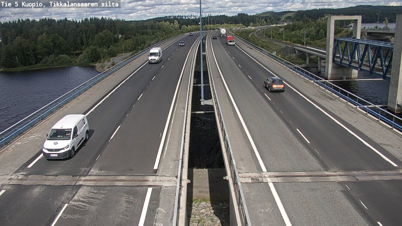 Kelikamerat Kuva Tie 5 Kuopio, Tikkalansaari, Kuopio, Pohjois-Savo