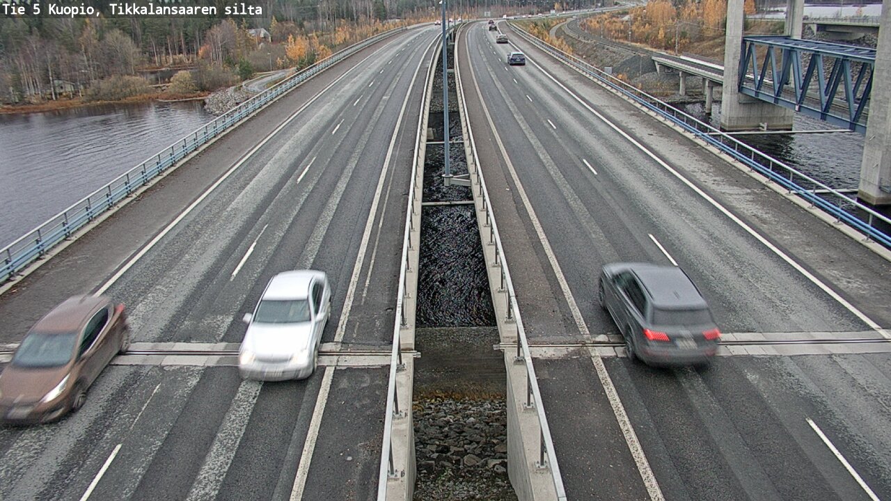 Weather Camera Image Väg 5 Kuopio, Tikkalansaari, Kuopio, Pohjois-Savo
