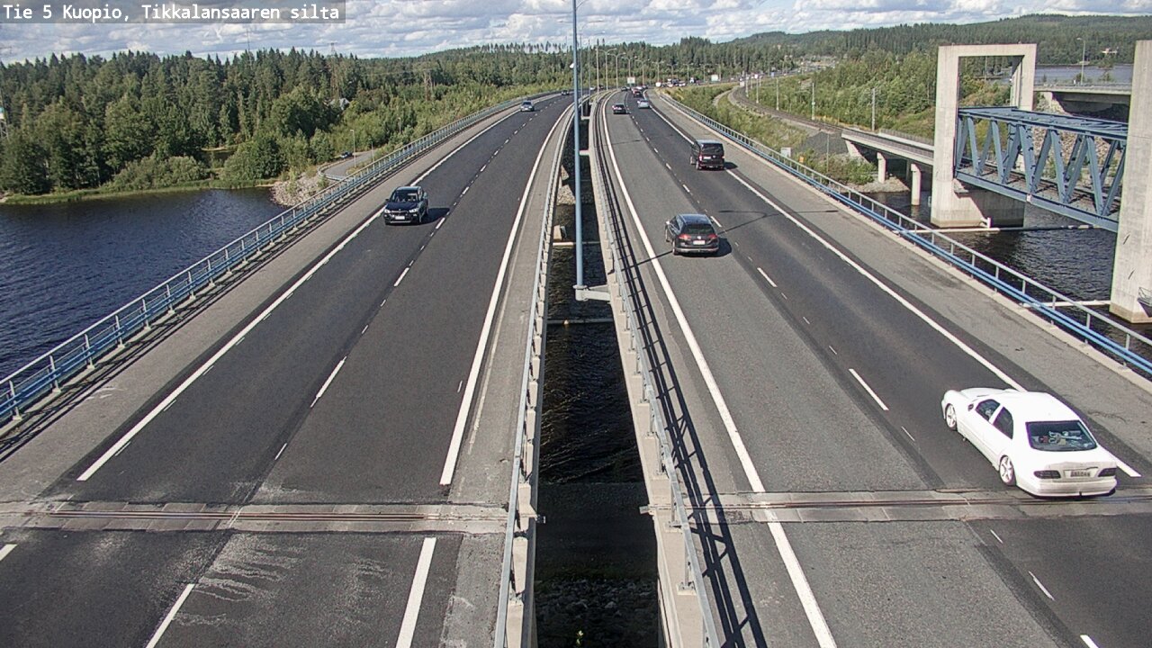 Kelikamerat Kuva Tie 5 Kuopio, Tikkalansaari, Kuopio, Pohjois-Savo