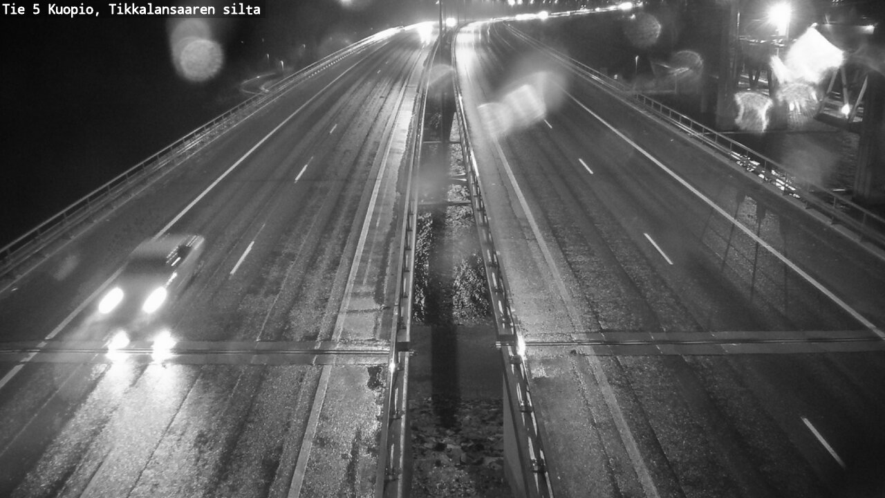 Weather Camera Image Väg 5 Kuopio, Tikkalansaari, Kuopio, Pohjois-Savo