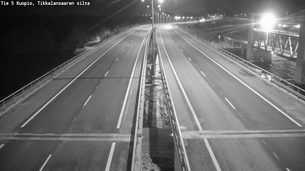 Weather Camera Image Väg 5 Kuopio, Tikkalansaari, Kuopio, Pohjois-Savo
