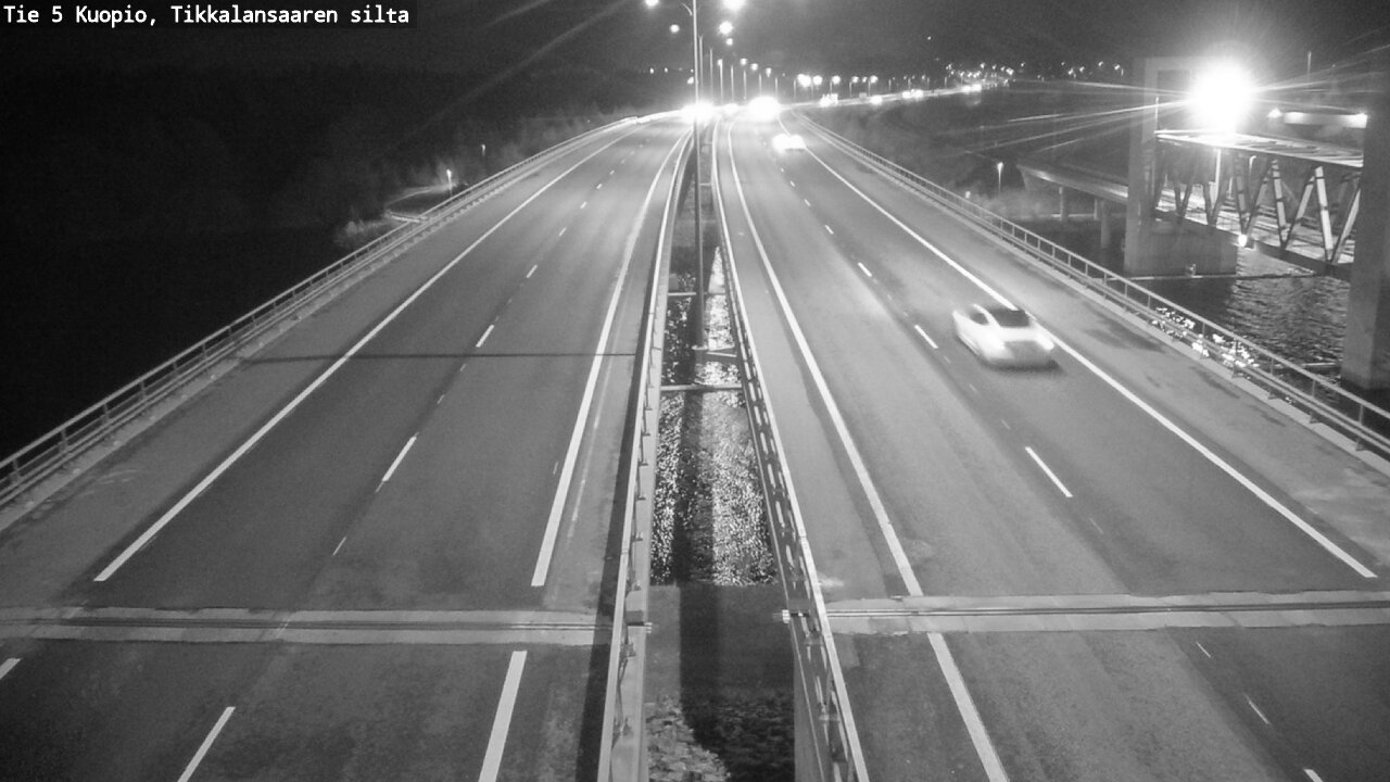 Weather Camera Image Väg 5 Kuopio, Tikkalansaari, Kuopio, Pohjois-Savo