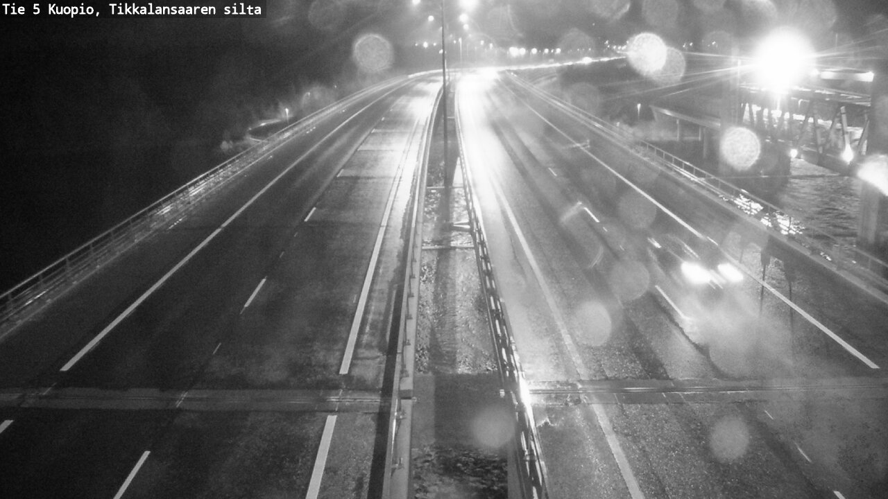 Weather Camera Image Väg 5 Kuopio, Tikkalansaari, Kuopio, Pohjois-Savo