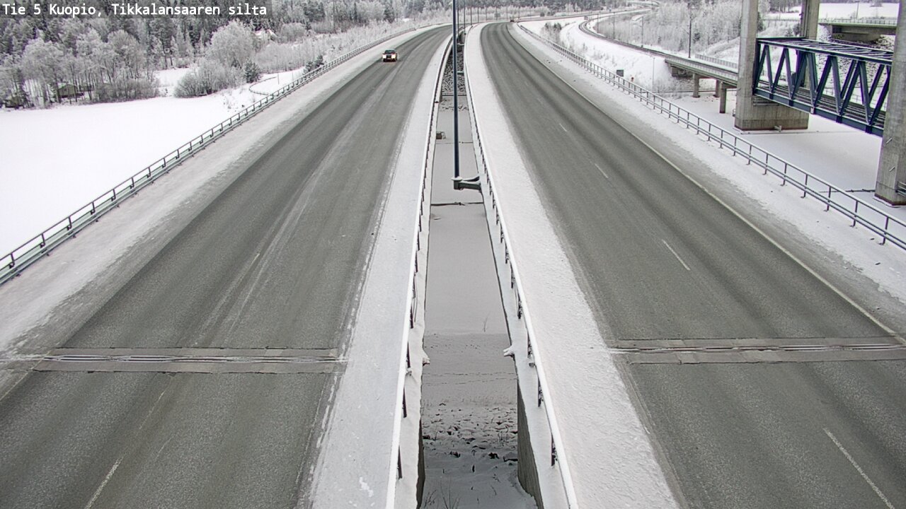 Weather Camera Image Väg 5 Kuopio, Tikkalansaari, Kuopio, Pohjois-Savo