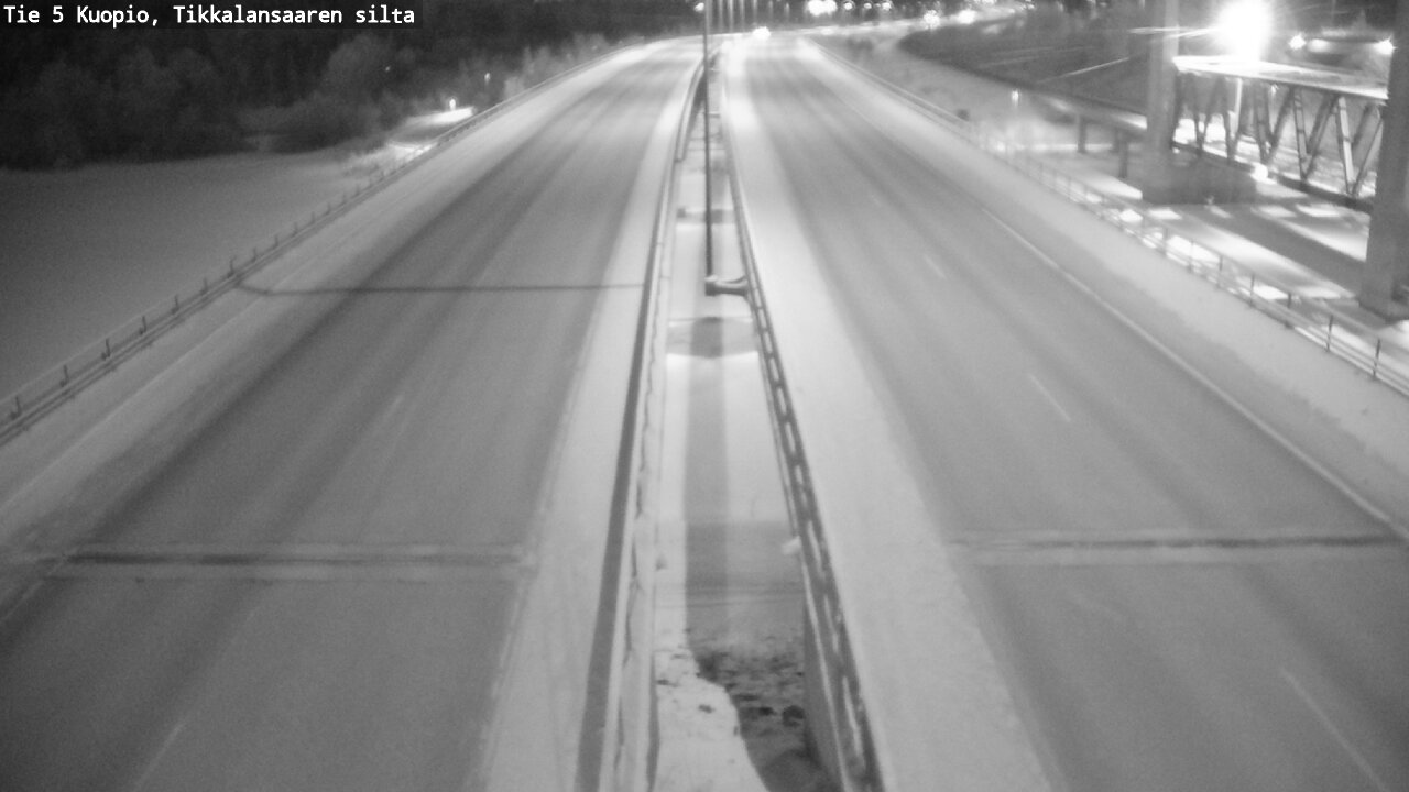 Weather Camera Image Väg 5 Kuopio, Tikkalansaari, Kuopio, Pohjois-Savo