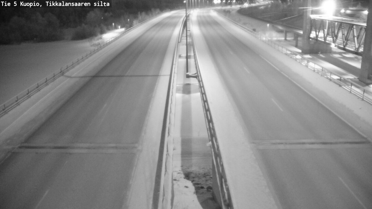 Weather Camera Image Väg 5 Kuopio, Tikkalansaari, Kuopio, Pohjois-Savo
