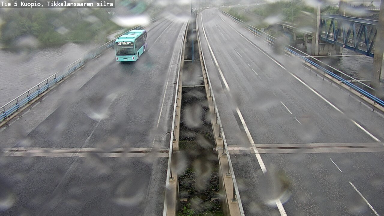 Weather Camera Image Väg 5 Kuopio, Tikkalansaari, Kuopio, Pohjois-Savo