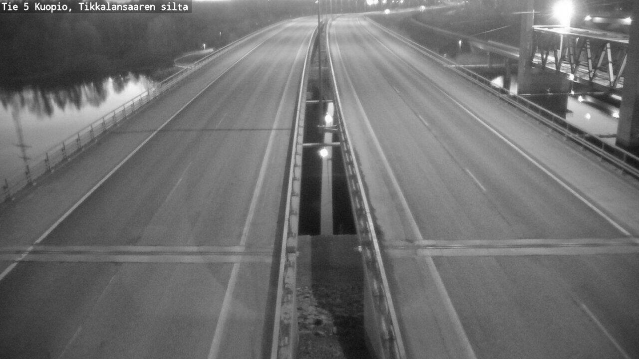 Weather Camera Image Väg 5 Kuopio, Tikkalansaari, Kuopio, Pohjois-Savo
