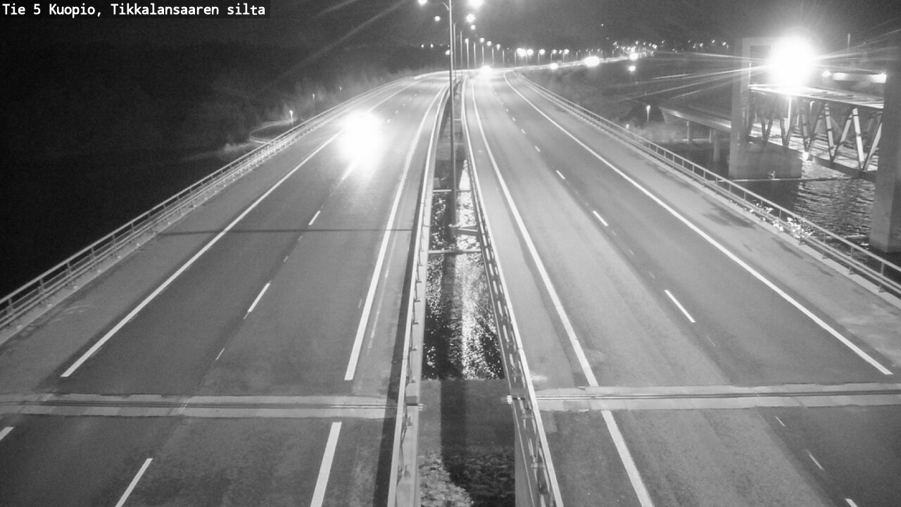 Weather Camera Image Väg 5 Kuopio, Tikkalansaari, Kuopio, Pohjois-Savo