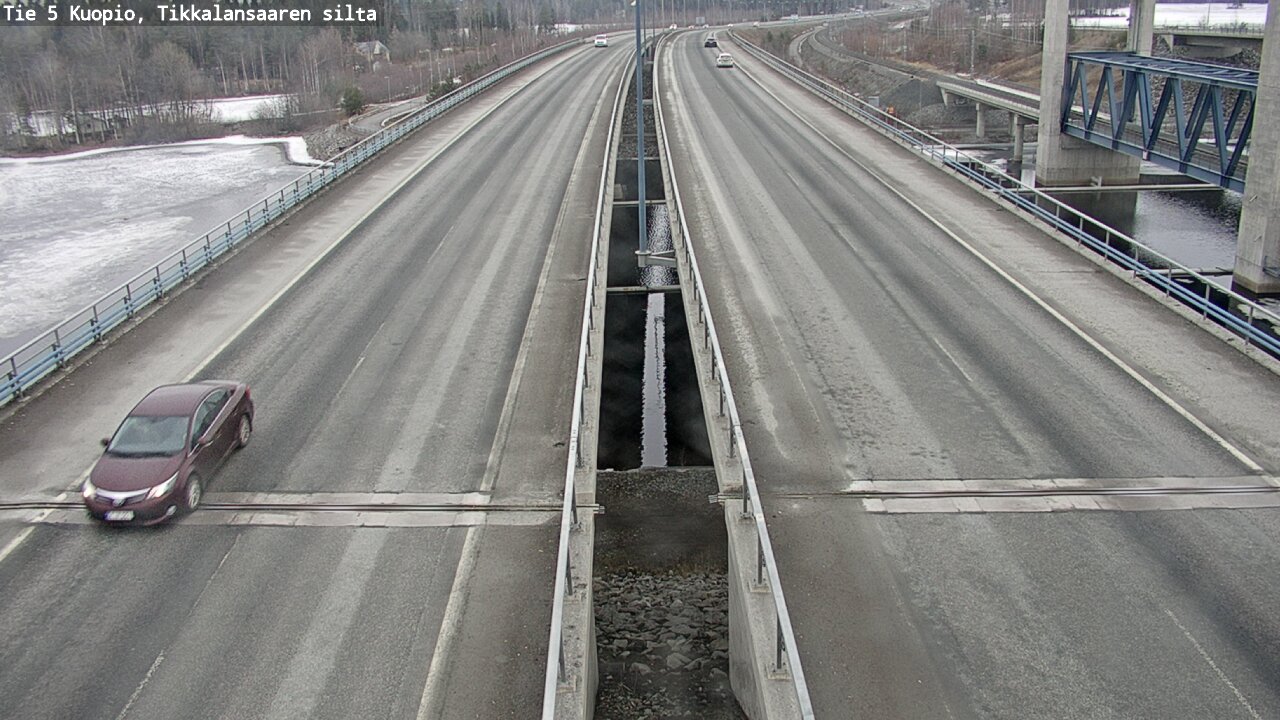 Kelikamerat Kuva Tie 5 Kuopio, Tikkalansaari, Kuopio, Pohjois-Savo