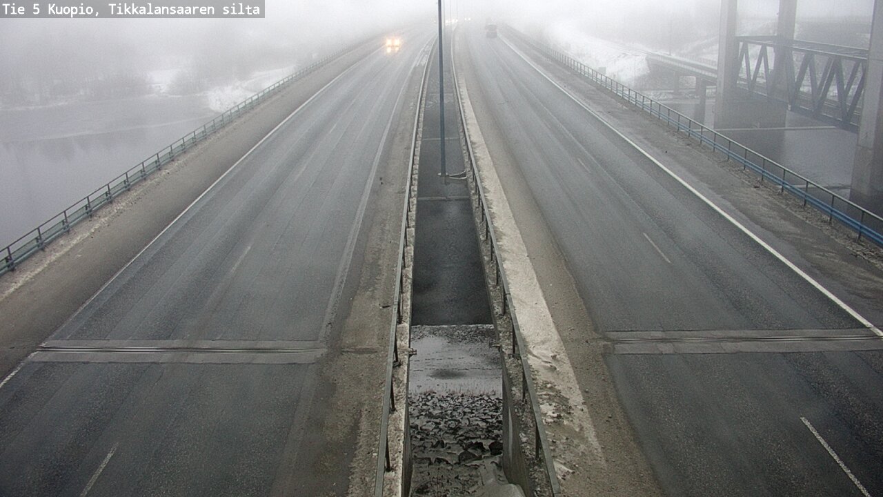 Weather Camera Image Road 5 Kuopio, Tikkalansaari, Kuopio, Pohjois-Savo