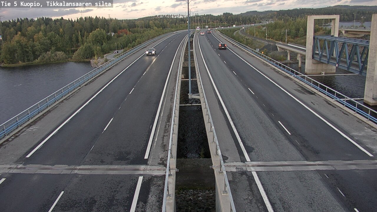 Weather Camera Image Väg 5 Kuopio, Tikkalansaari, Kuopio, Pohjois-Savo