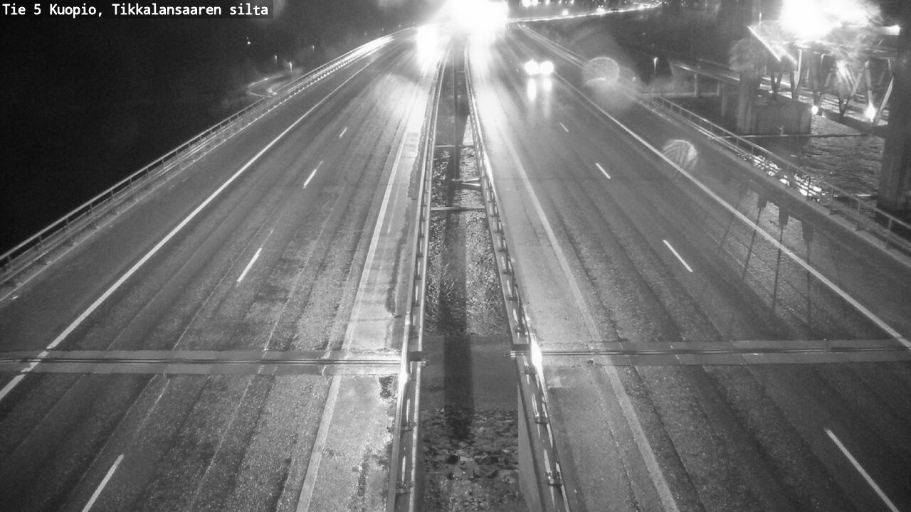 Weather Camera Image Road 5 Kuopio, Tikkalansaari, Kuopio, Pohjois-Savo
