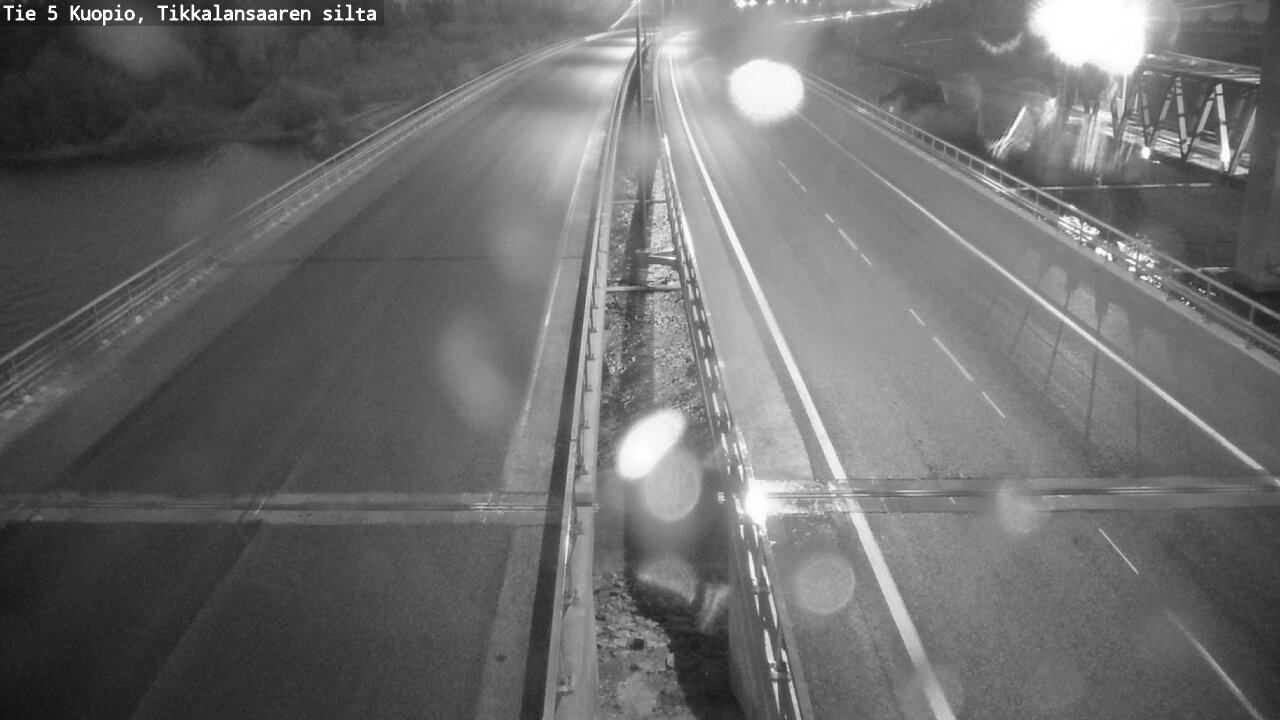 Weather Camera Image Road 5 Kuopio, Tikkalansaari, Kuopio, Pohjois-Savo