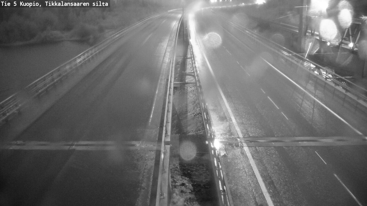 Weather Camera Image Road 5 Kuopio, Tikkalansaari, Kuopio, Pohjois-Savo