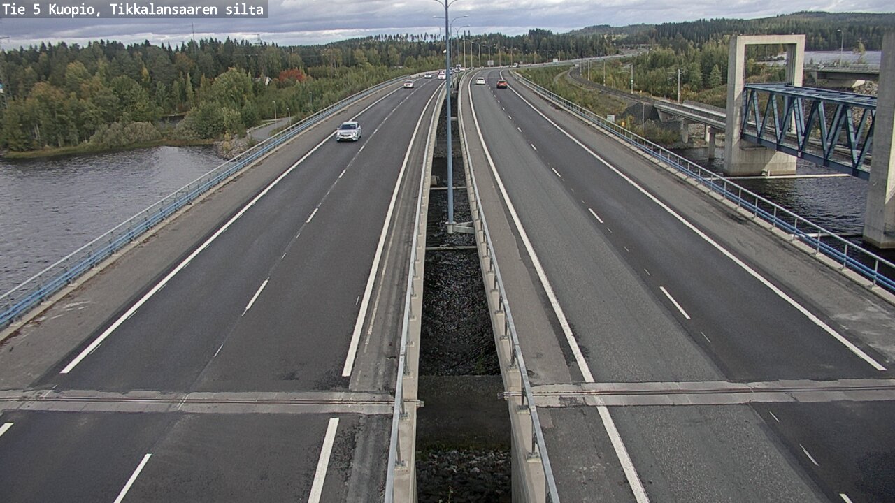 Kelikamerat Kuva Tie 5 Kuopio, Tikkalansaari, Kuopio, Pohjois-Savo