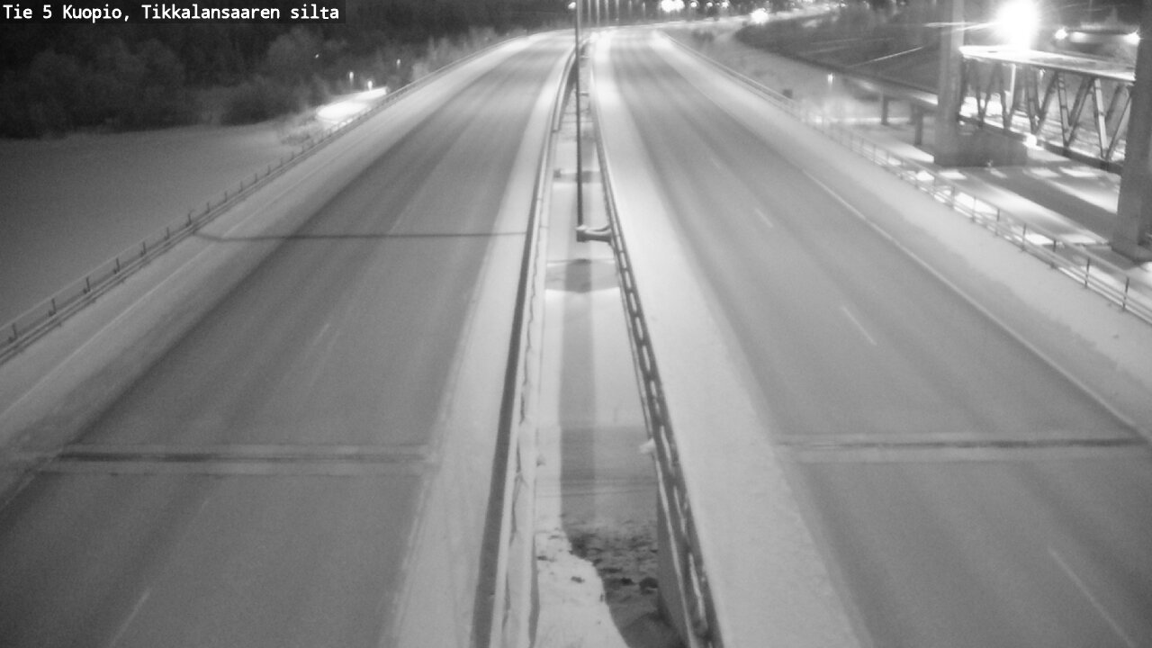 Weather Camera Image Väg 5 Kuopio, Tikkalansaari, Kuopio, Pohjois-Savo