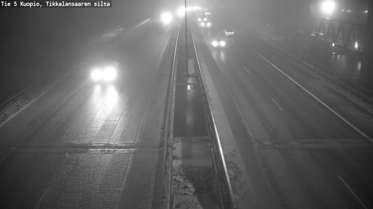 Weather Camera Image Road 5 Kuopio, Tikkalansaari, Kuopio, Pohjois-Savo