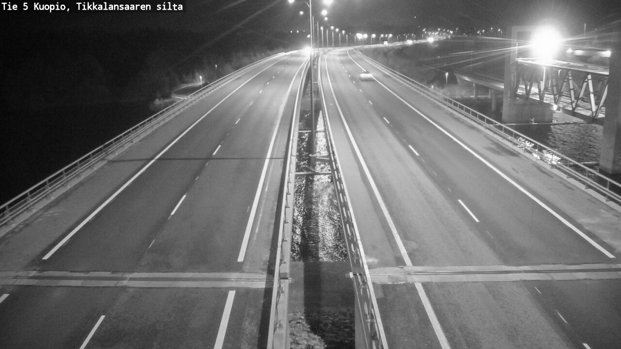 Weather Camera Image Väg 5 Kuopio, Tikkalansaari, Kuopio, Pohjois-Savo