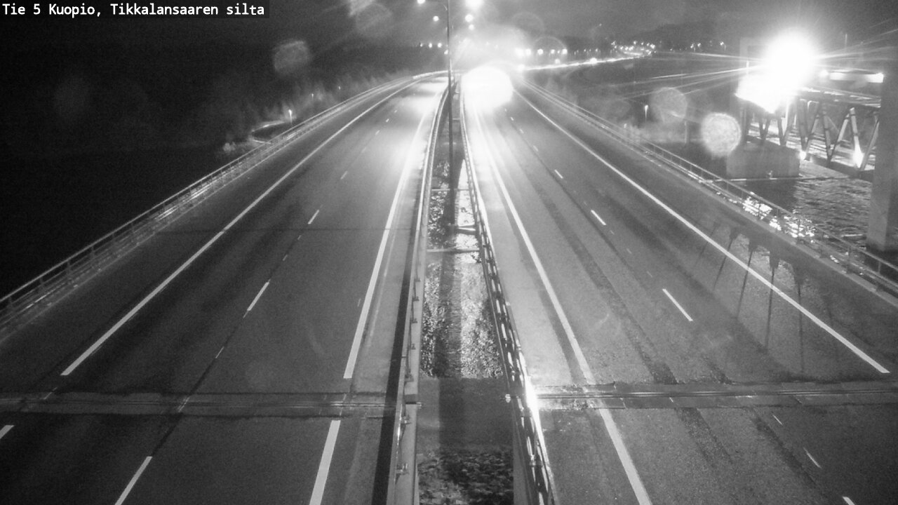 Weather Camera Image Väg 5 Kuopio, Tikkalansaari, Kuopio, Pohjois-Savo