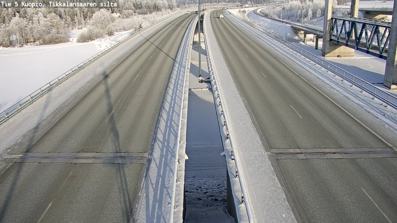 Weather Camera Image Väg 5 Kuopio, Tikkalansaari, Kuopio, Pohjois-Savo