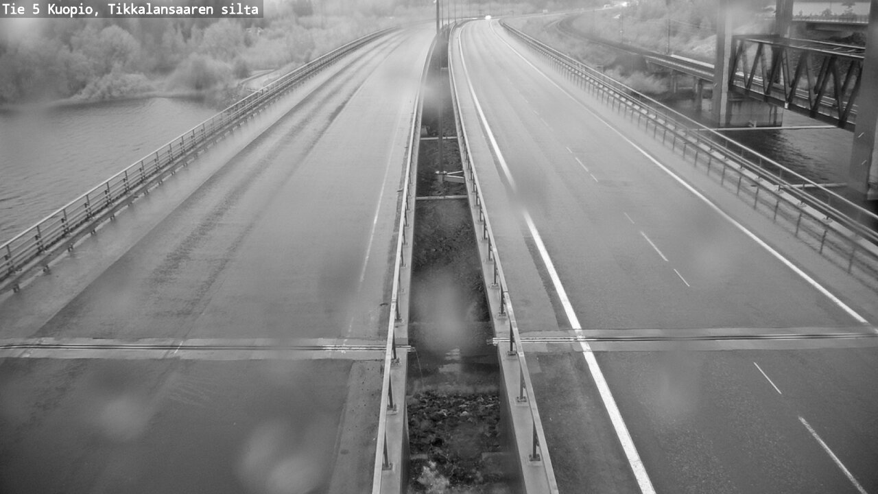 Weather Camera Image Road 5 Kuopio, Tikkalansaari, Kuopio, Pohjois-Savo