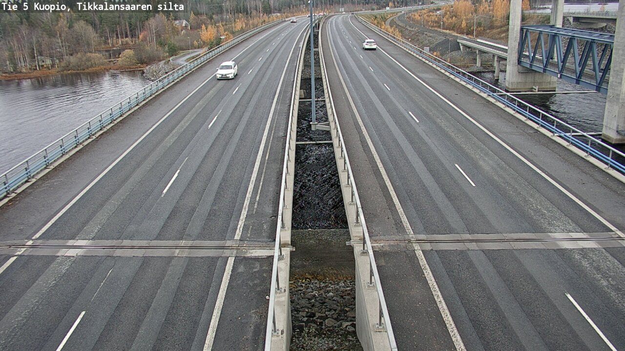 Weather Camera Image Väg 5 Kuopio, Tikkalansaari, Kuopio, Pohjois-Savo