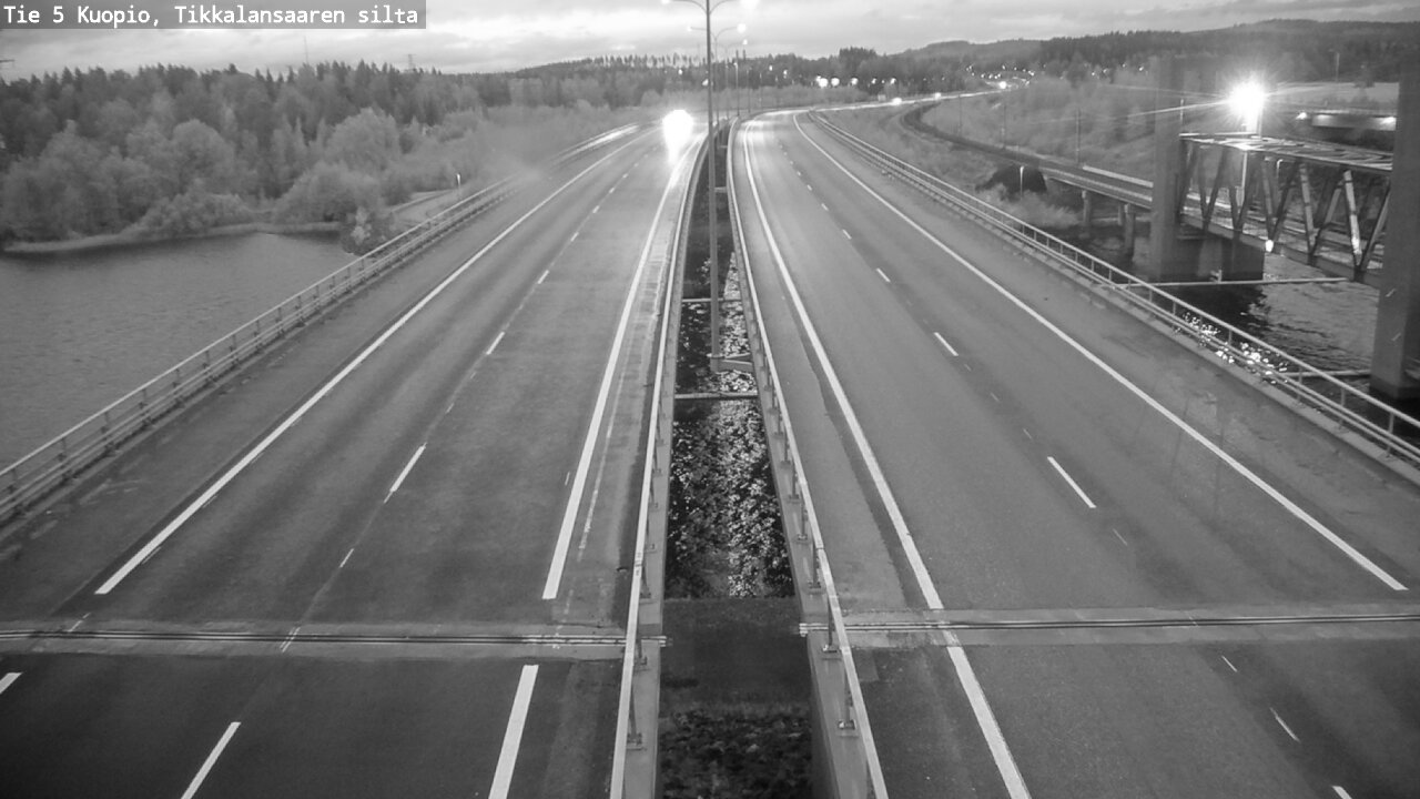 Weather Camera Image Väg 5 Kuopio, Tikkalansaari, Kuopio, Pohjois-Savo