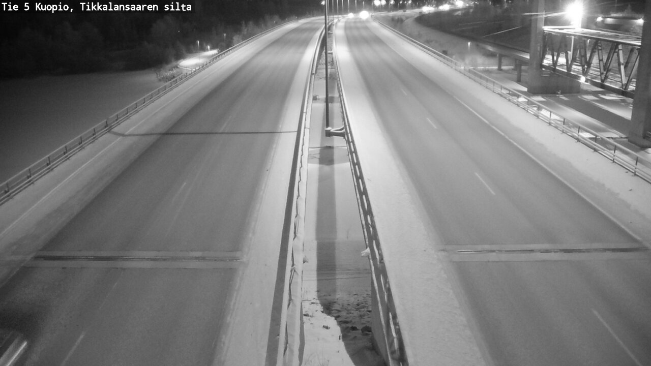 Weather Camera Image Väg 5 Kuopio, Tikkalansaari, Kuopio, Pohjois-Savo