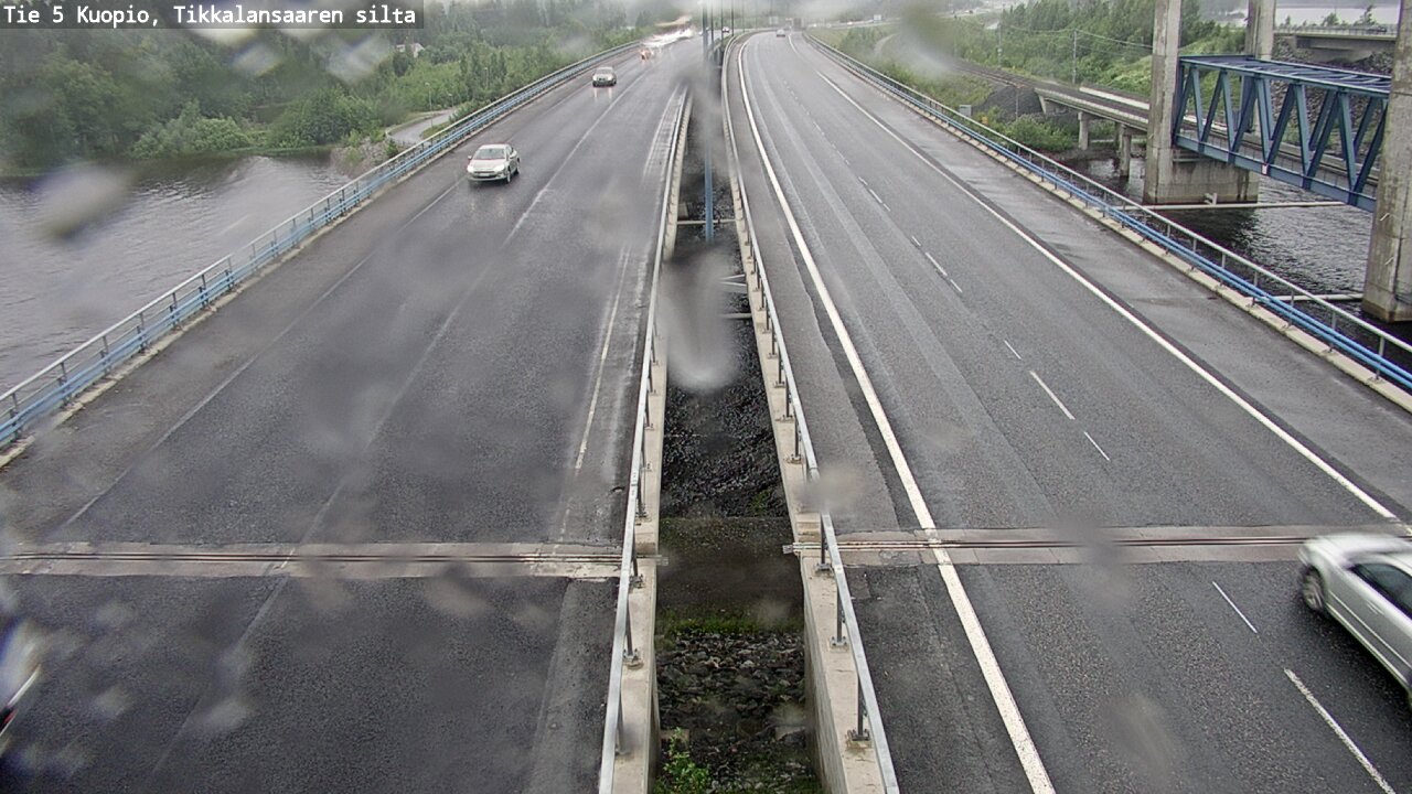 Weather Camera Image Väg 5 Kuopio, Tikkalansaari, Kuopio, Pohjois-Savo