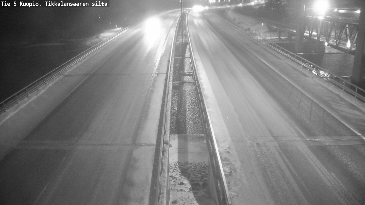 Weather Camera Image Road 5 Kuopio, Tikkalansaari, Kuopio, Pohjois-Savo