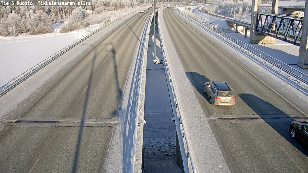 Weather Camera Image Väg 5 Kuopio, Tikkalansaari, Kuopio, Pohjois-Savo