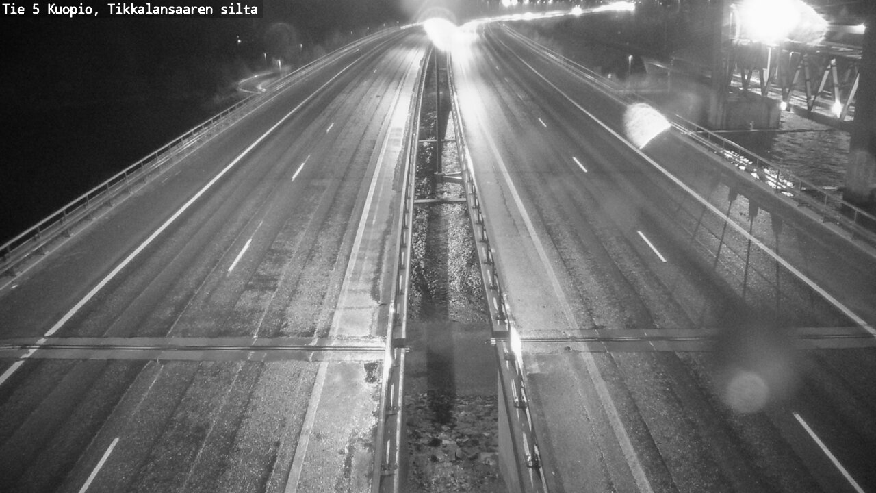 Weather Camera Image Väg 5 Kuopio, Tikkalansaari, Kuopio, Pohjois-Savo