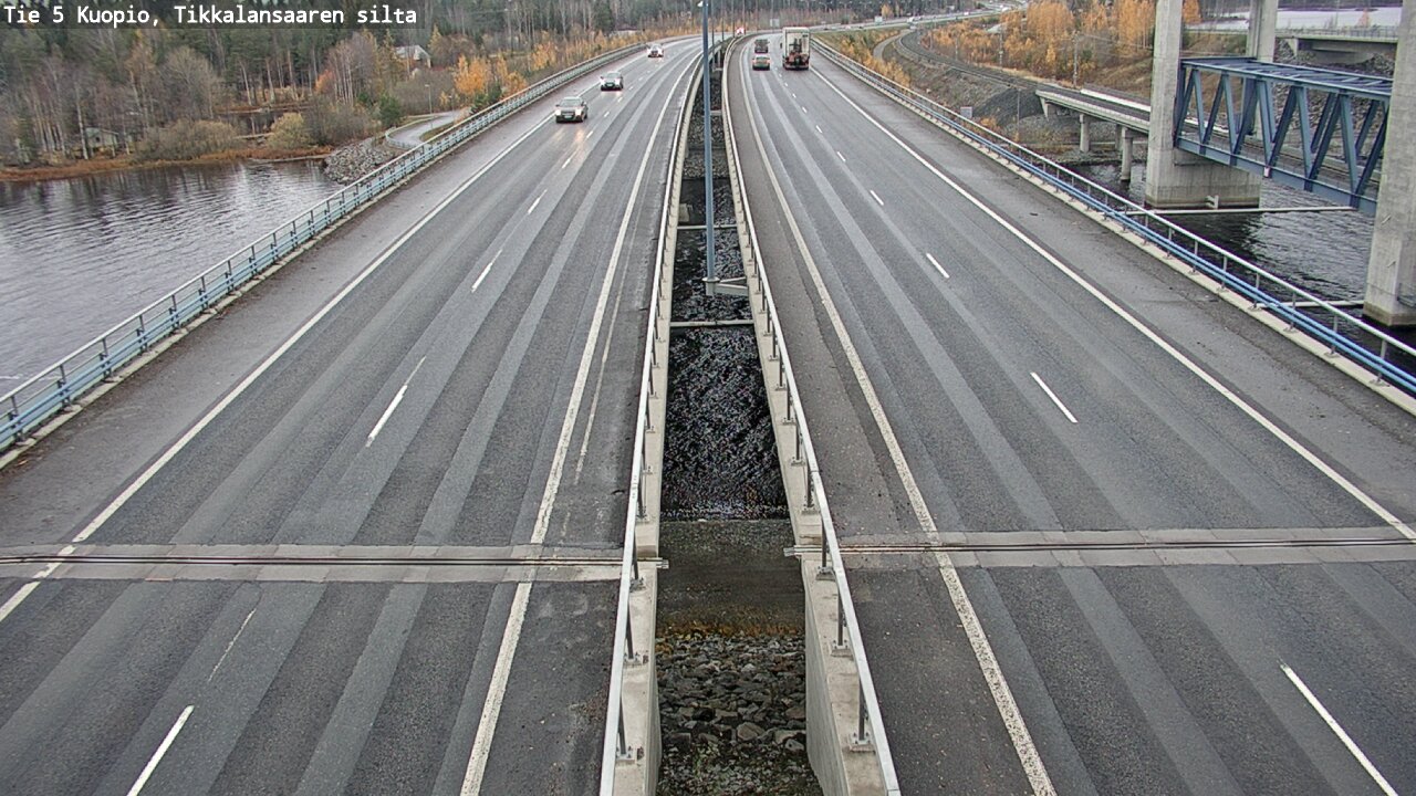 Weather Camera Image Väg 5 Kuopio, Tikkalansaari, Kuopio, Pohjois-Savo