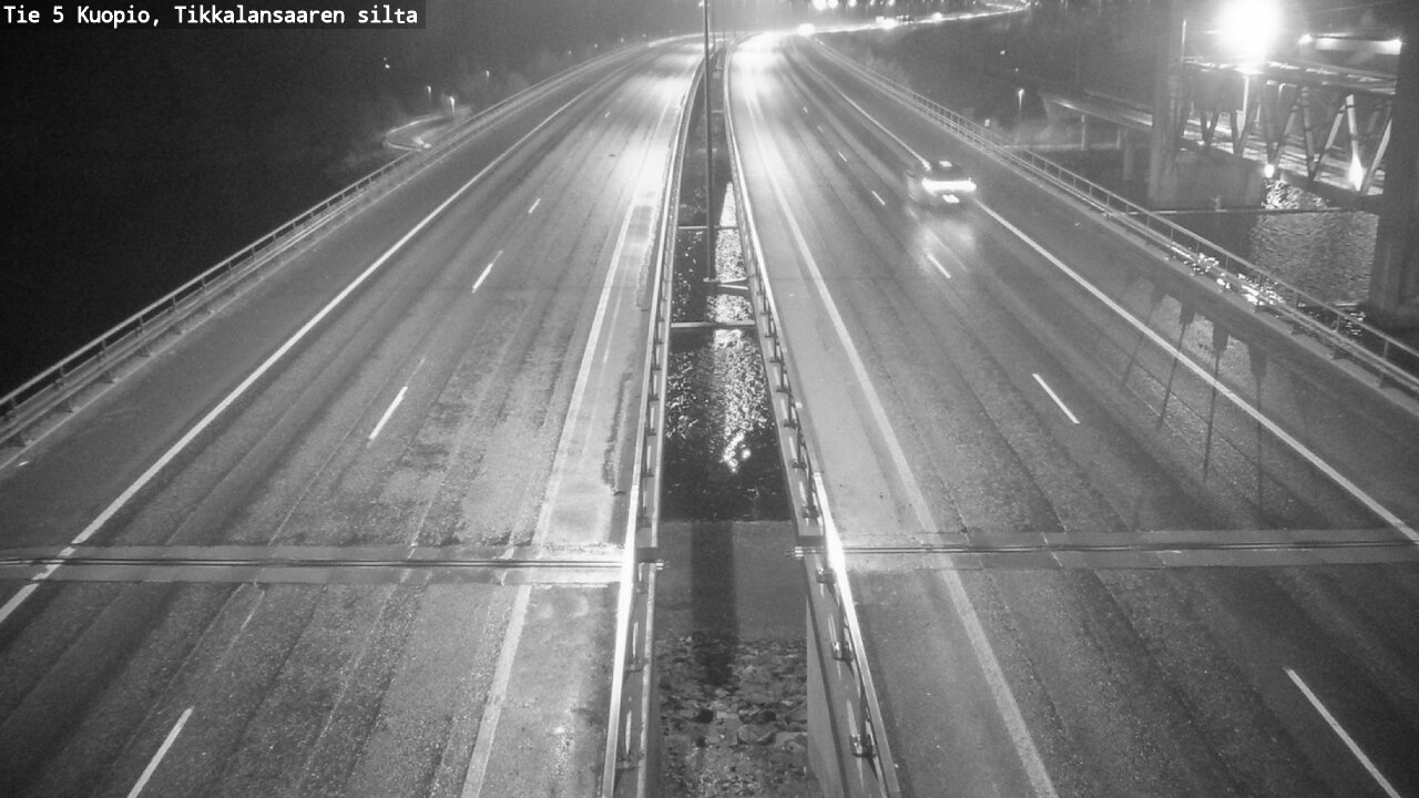 Weather Camera Image Road 5 Kuopio, Tikkalansaari, Kuopio, Pohjois-Savo