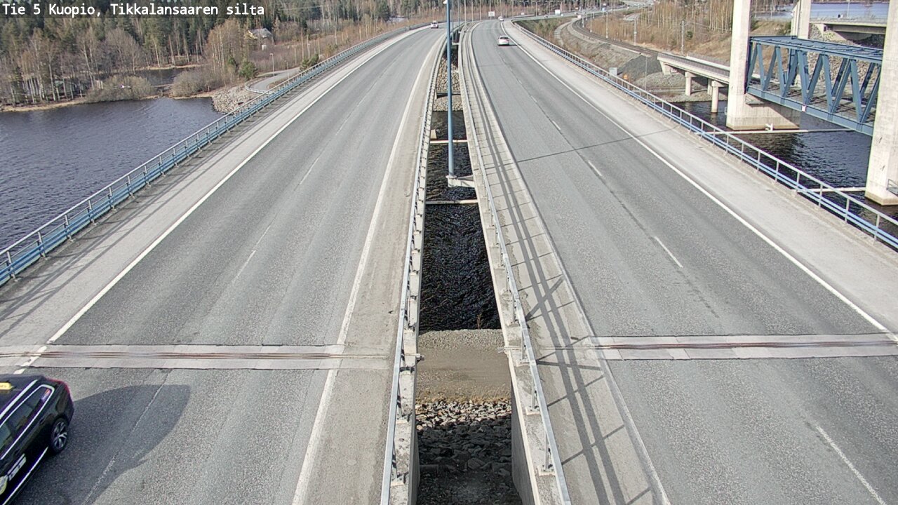 Weather Camera Image Väg 5 Kuopio, Tikkalansaari, Kuopio, Pohjois-Savo