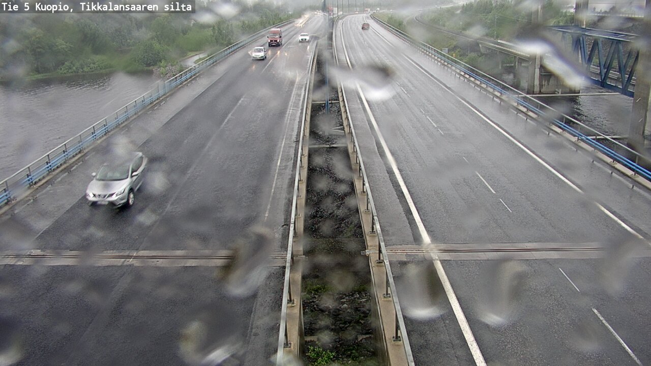 Weather Camera Image Väg 5 Kuopio, Tikkalansaari, Kuopio, Pohjois-Savo