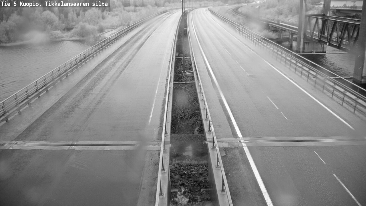 Weather Camera Image Road 5 Kuopio, Tikkalansaari, Kuopio, Pohjois-Savo