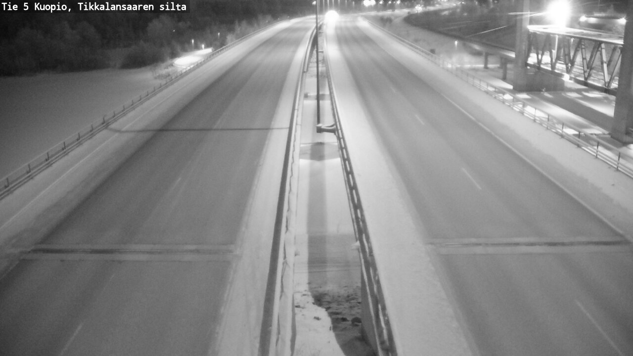 Weather Camera Image Väg 5 Kuopio, Tikkalansaari, Kuopio, Pohjois-Savo